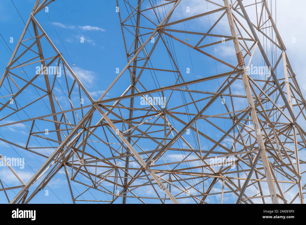 Electricity transmission towers, Torrens Island, Adelaide, Australia