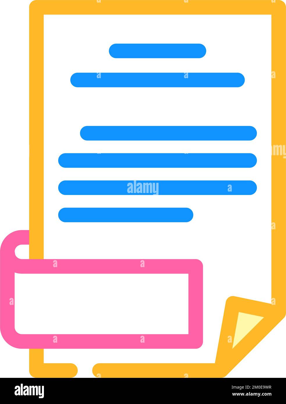 open folder color icon vector illustration Stock Vector Image & Art - Alamy