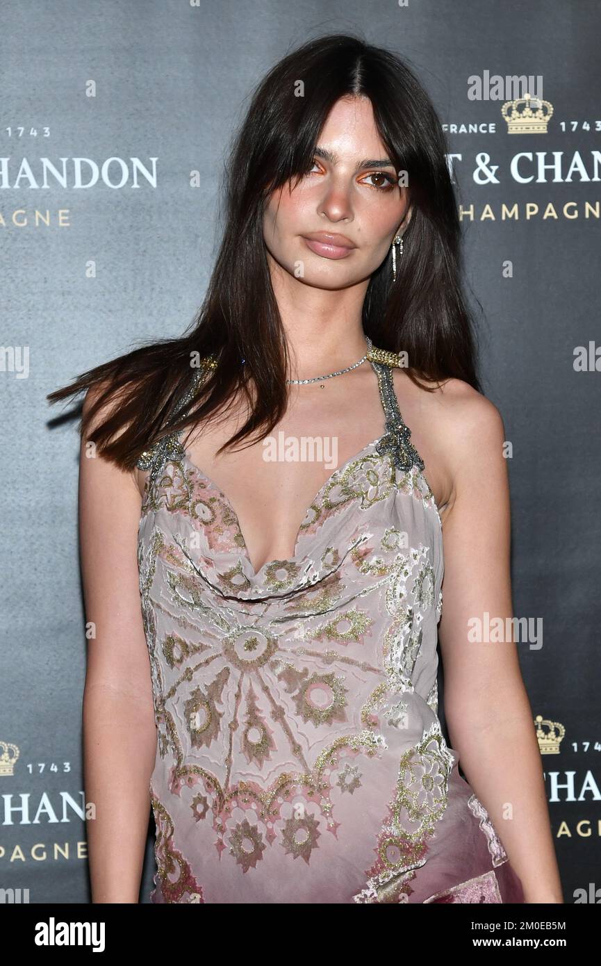 New York, NY, December 5, 2022. Emily Ratajkowski attends the Moet