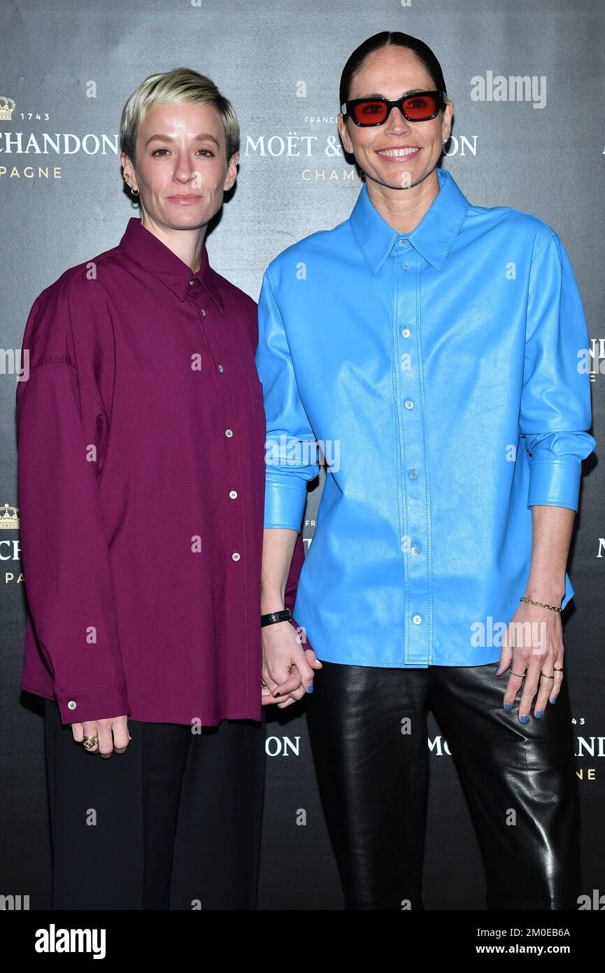 New York, NY, December 5, 2022. (L-R) Megan Rapinoe and Sue Bird attend