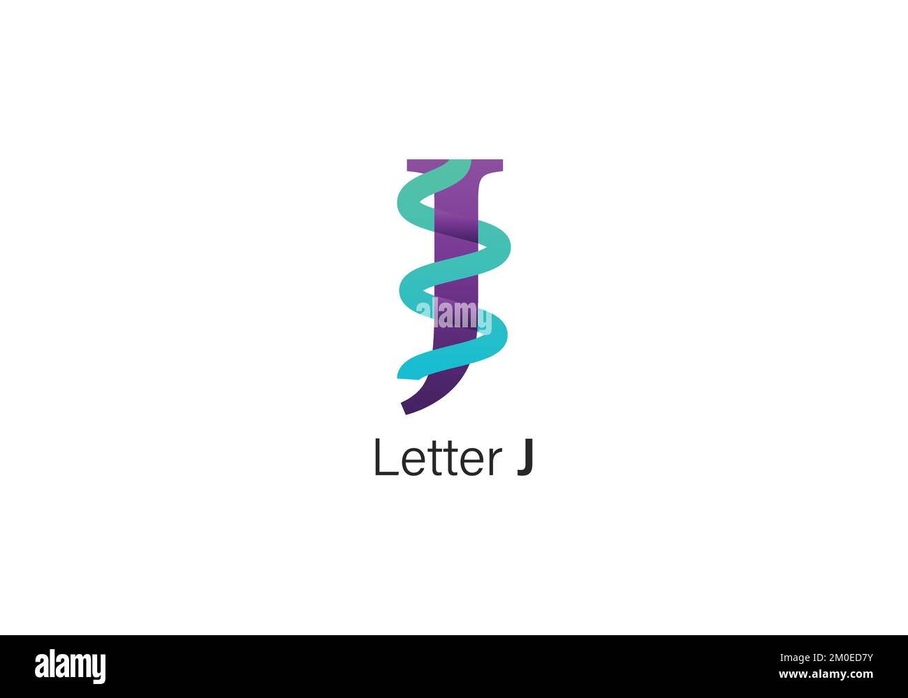 Letter j vector logo design template for business stock vector image