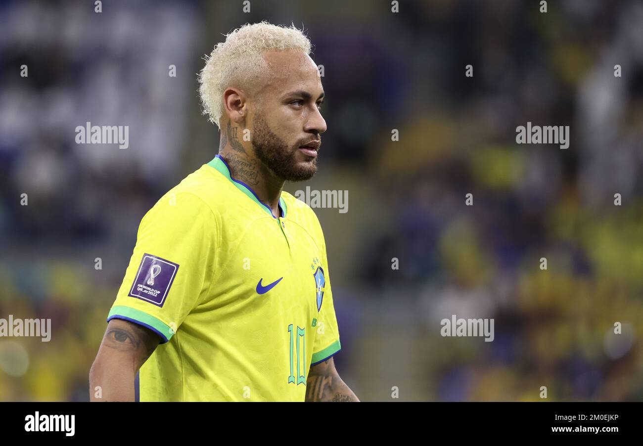 Neymar Jr of Brazil during the FIFA World Cup 2022, Round of 16 football match between