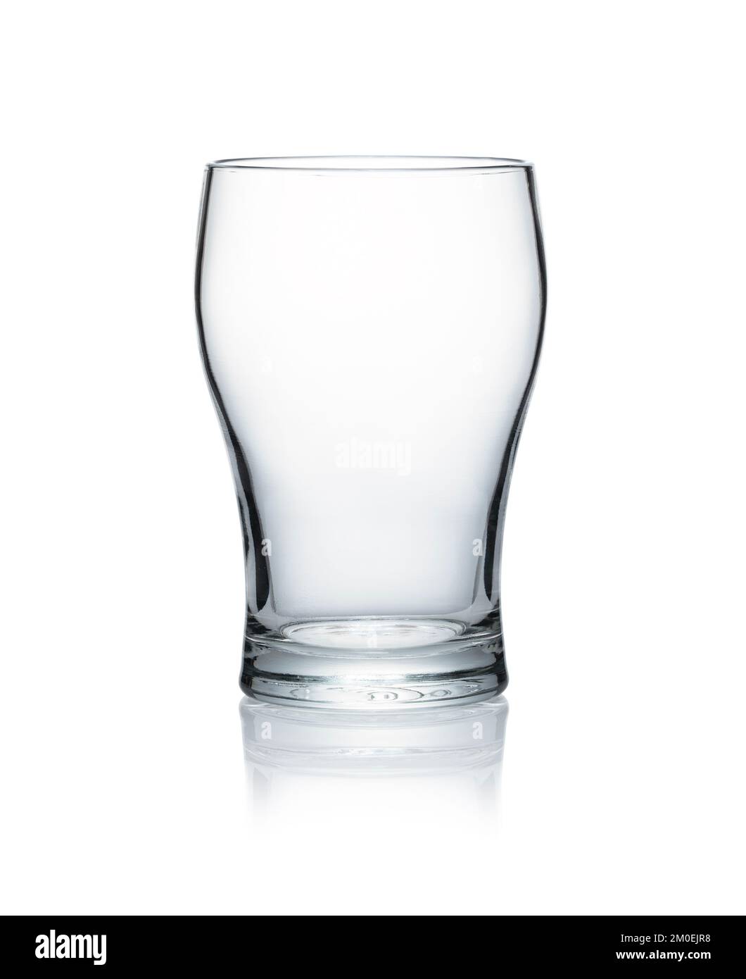 Empty beer mug on white background Stock Photo