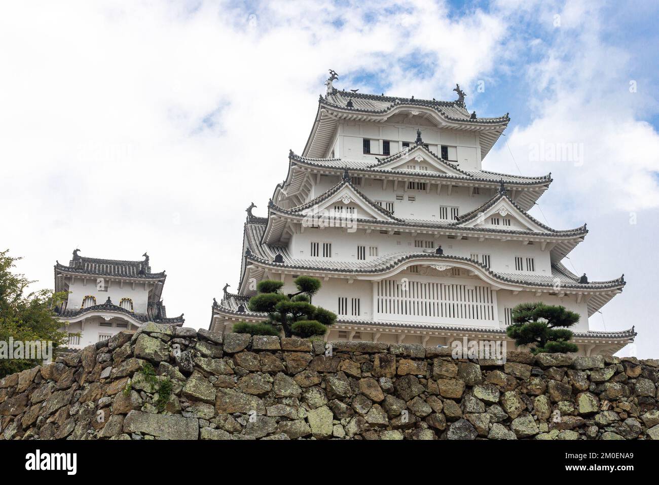 Himeji, Japan. The main keep (tenshu) of the White Egret or Heron