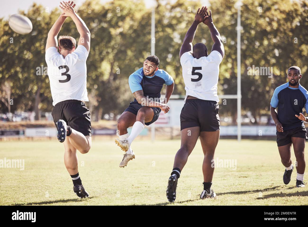 Touch rugby exercise hi-res stock photography and images - Alamy