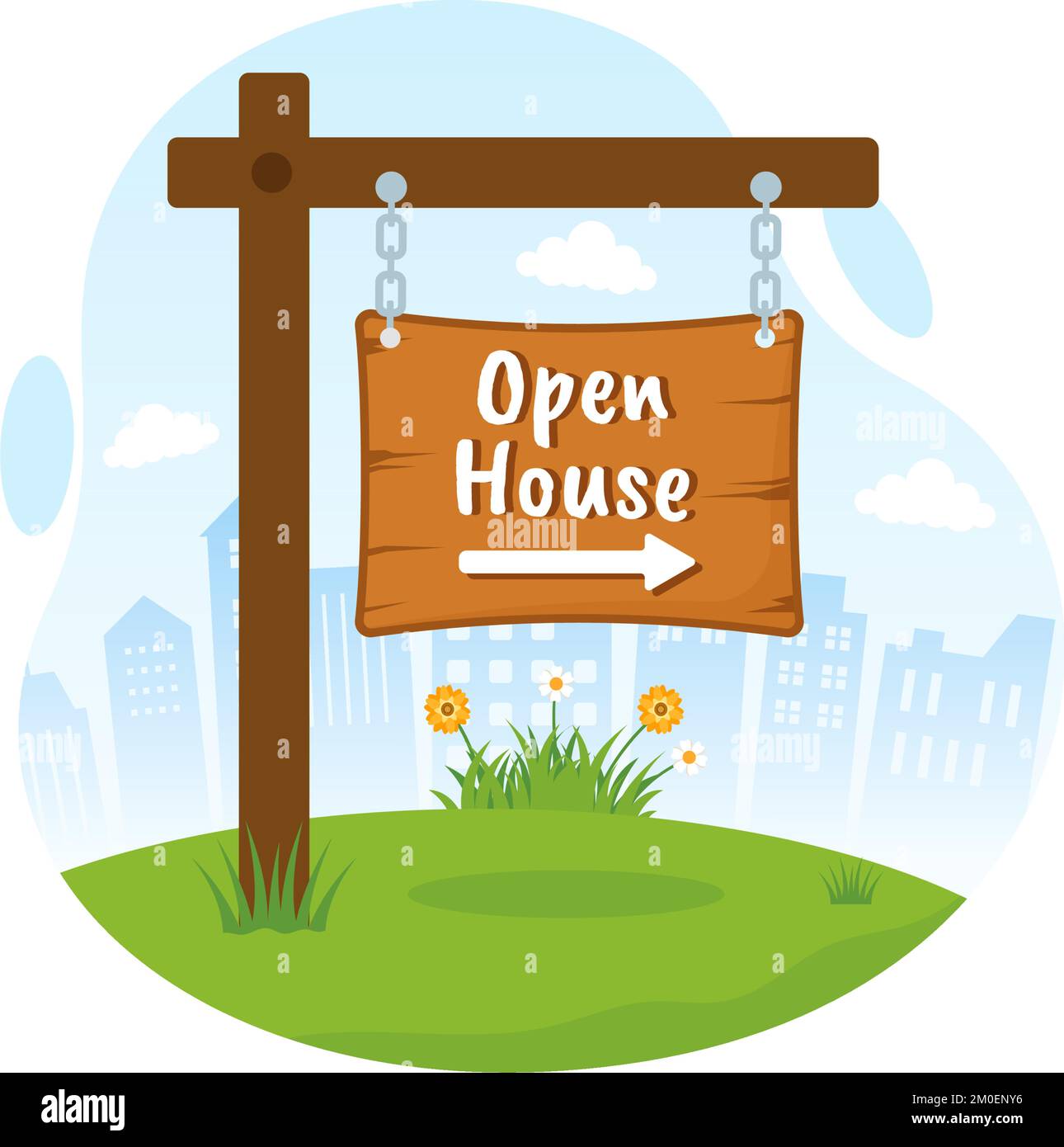 Open House for Inspection Property to Your New Home Real Estate