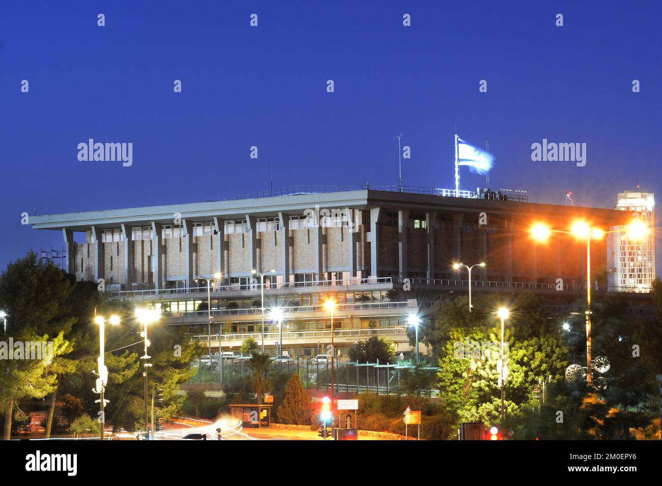 The Kneset ( Israeli parliament ) building in Jerusalem. Stock Photo