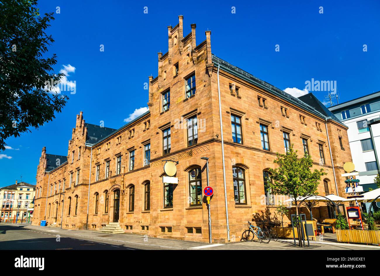 Old Post Office in Giessen - Hessen, Germany Stock Photo