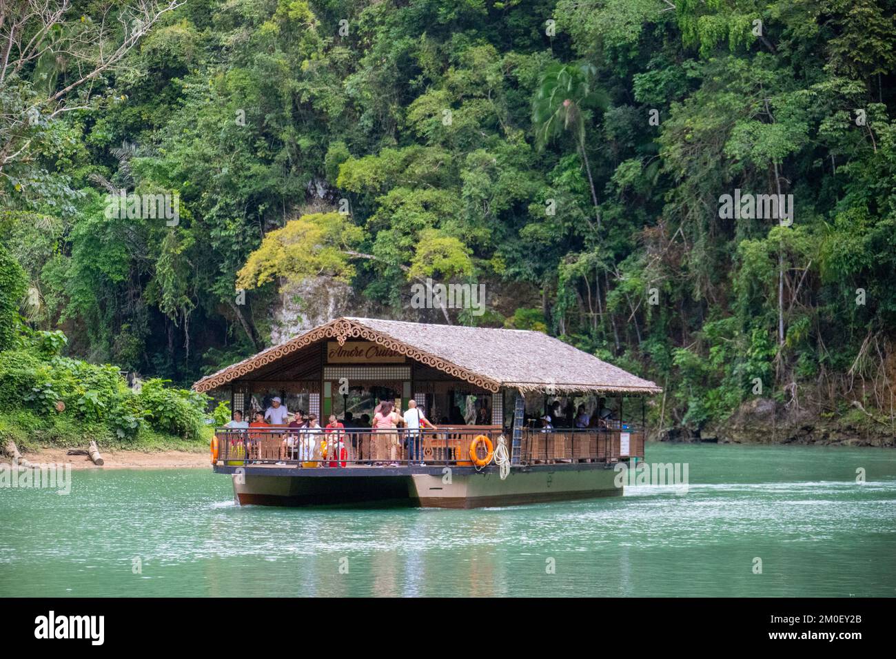 Loboc River Cruise, Loboc, Bohol, Philippines Stock Photo