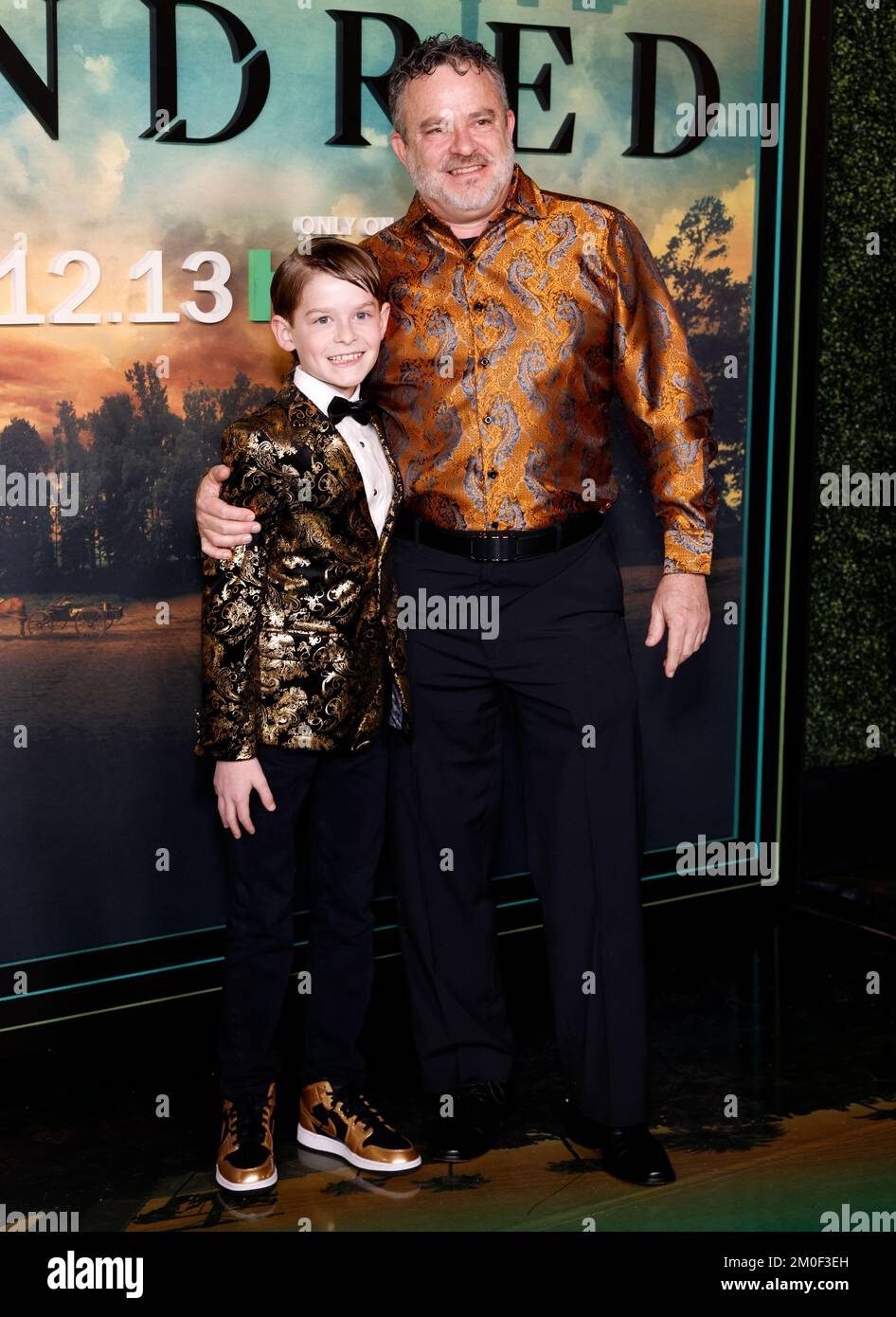 Los Angeles, CA - Dec 05, 2022: David Alexander Kaplan and guest arrive