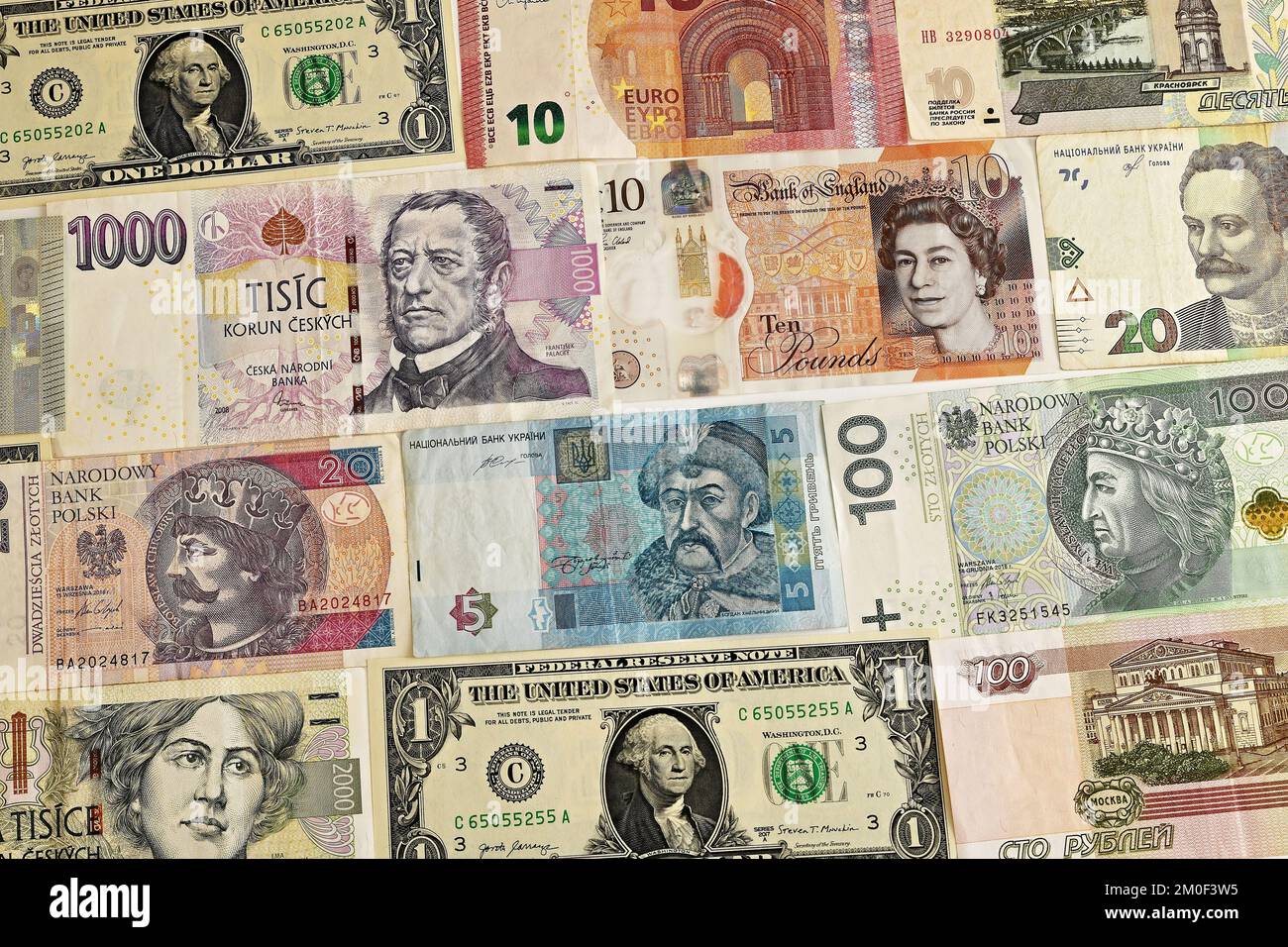 Illustration photo EURO banknote, EU currency, money bills, banknote