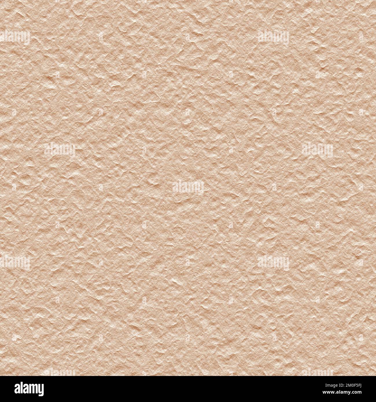 Crumpled paper, pastel creamy texture, great design for card, mockup. Digital art. Cream color template, light beige seamless pattern, textured backgr Stock Photo