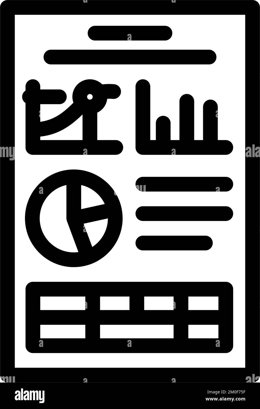 project folder line icon vector illustration Stock Vector Image & Art ...