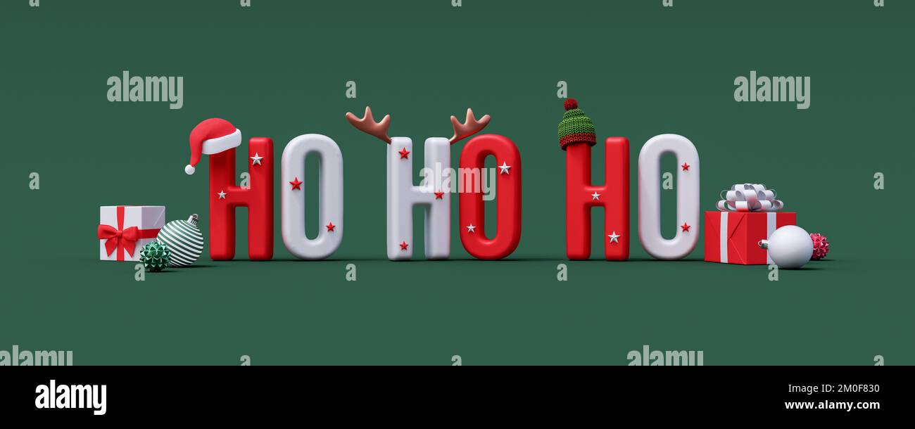 Ho ho ho santa hi-res stock photography and images - Alamy