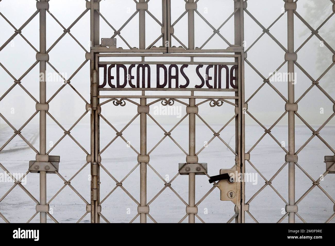 entrance gate in the Nazi concentration camp with the saying 