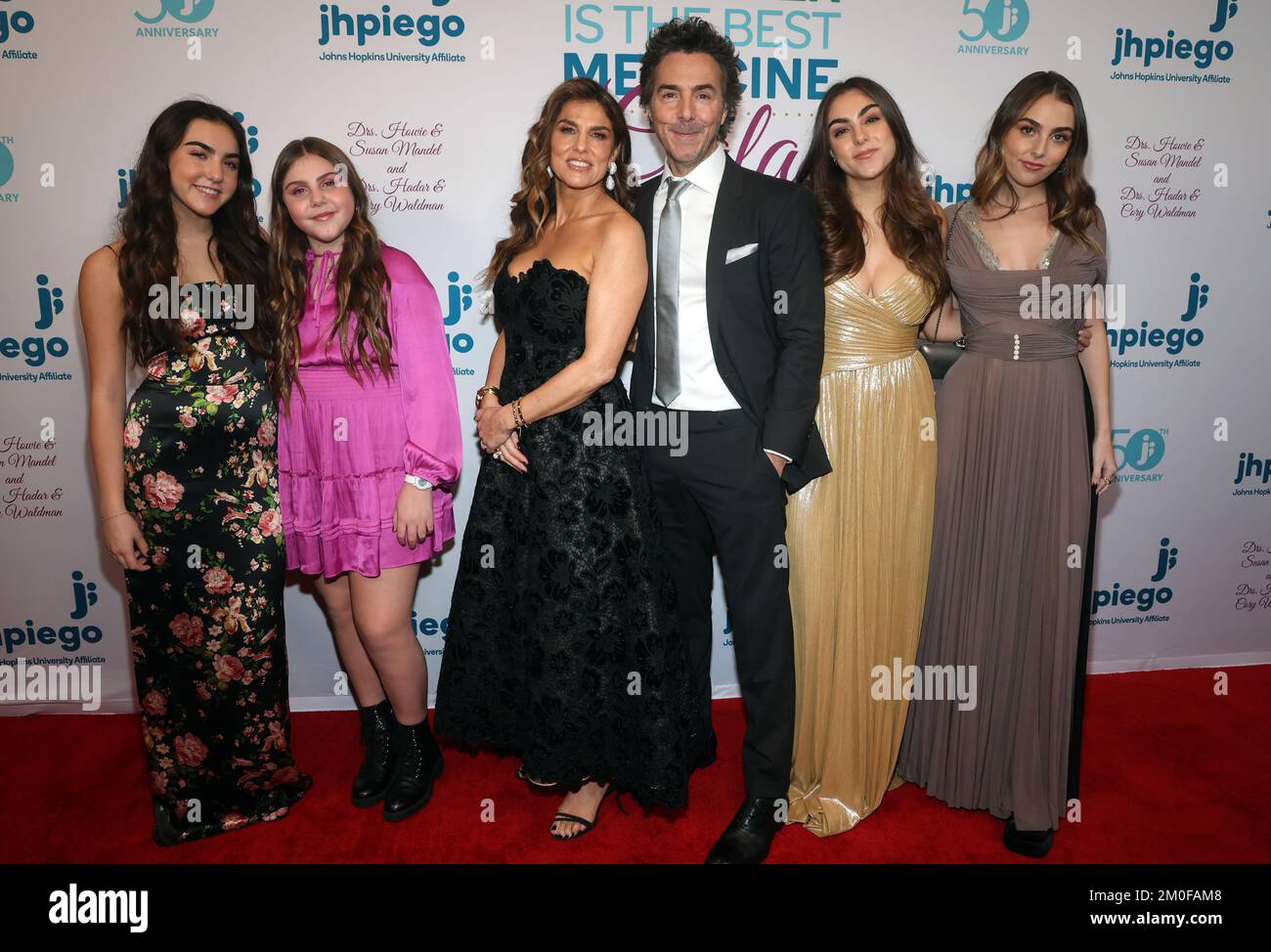 5 December 2022 -Beverly Hills, California - Serena Levy, Shawn Levy