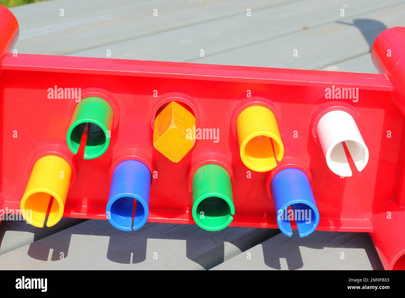 Square peg in a round hole concept. Doesn