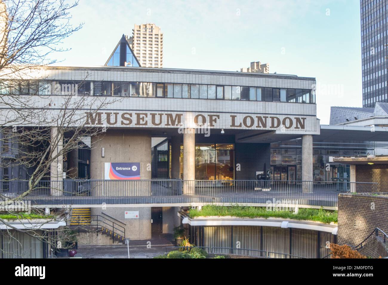 London, UK. 6th December 2022. The Museum of London has permanently closed its London Wall site next to Barbican ahead of the relocation to Smithfield Market, due to open in 2026. Credit: Vuk Valcic/Alamy Live News Stock Photo