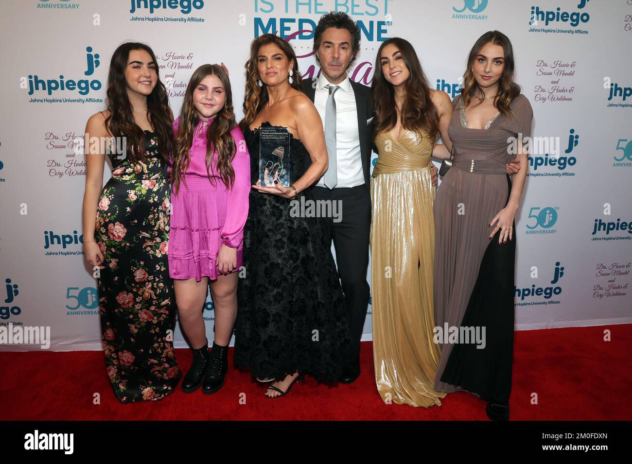 5 December 2022 -Beverly Hills, California - Serena Levy, Shawn Levy