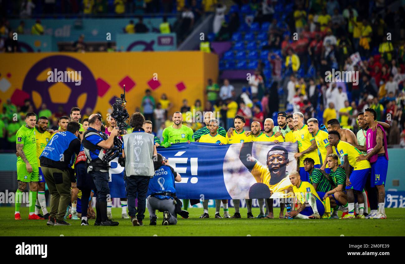 Mural depicting Brazilian soccer legend Pele embracing late Argentinean  soccer star Diego Maradona in Sao Paulo, Brazil, Thursday, Dec. 29, 2022.  Three-time world champion and eternal idol of Santos, the greatest player