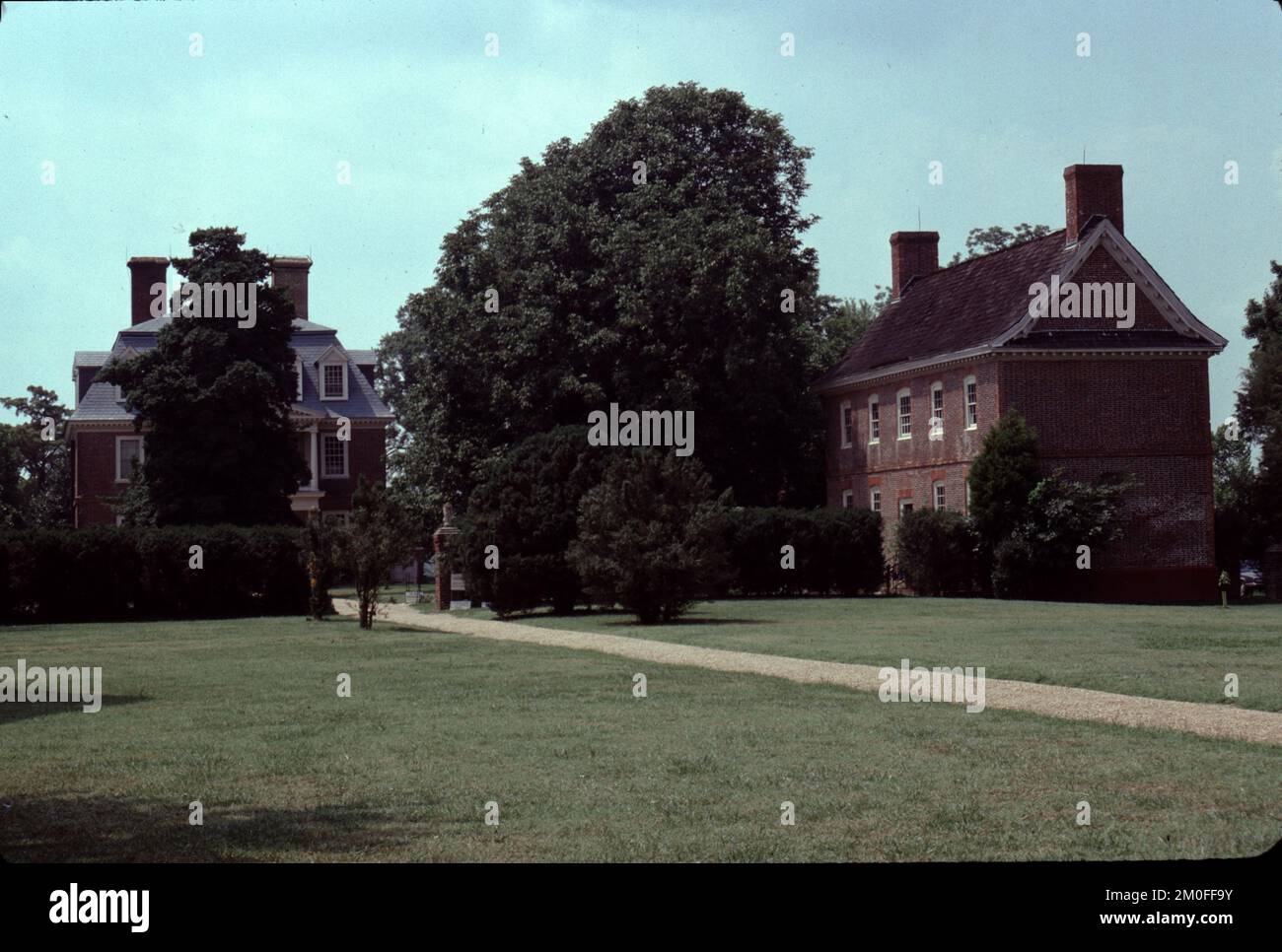 Hopewell, VA. U.S.A. 9/1987. Shirley Planation on the James River has