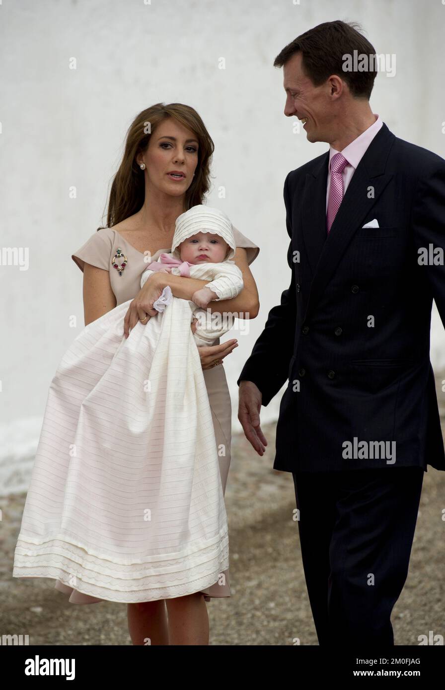 Prince Joachim And Princess Marie Arrive For The Christening And Naming prince-joachim-and-princess-marie-arrive-for-the-christening-and-naming