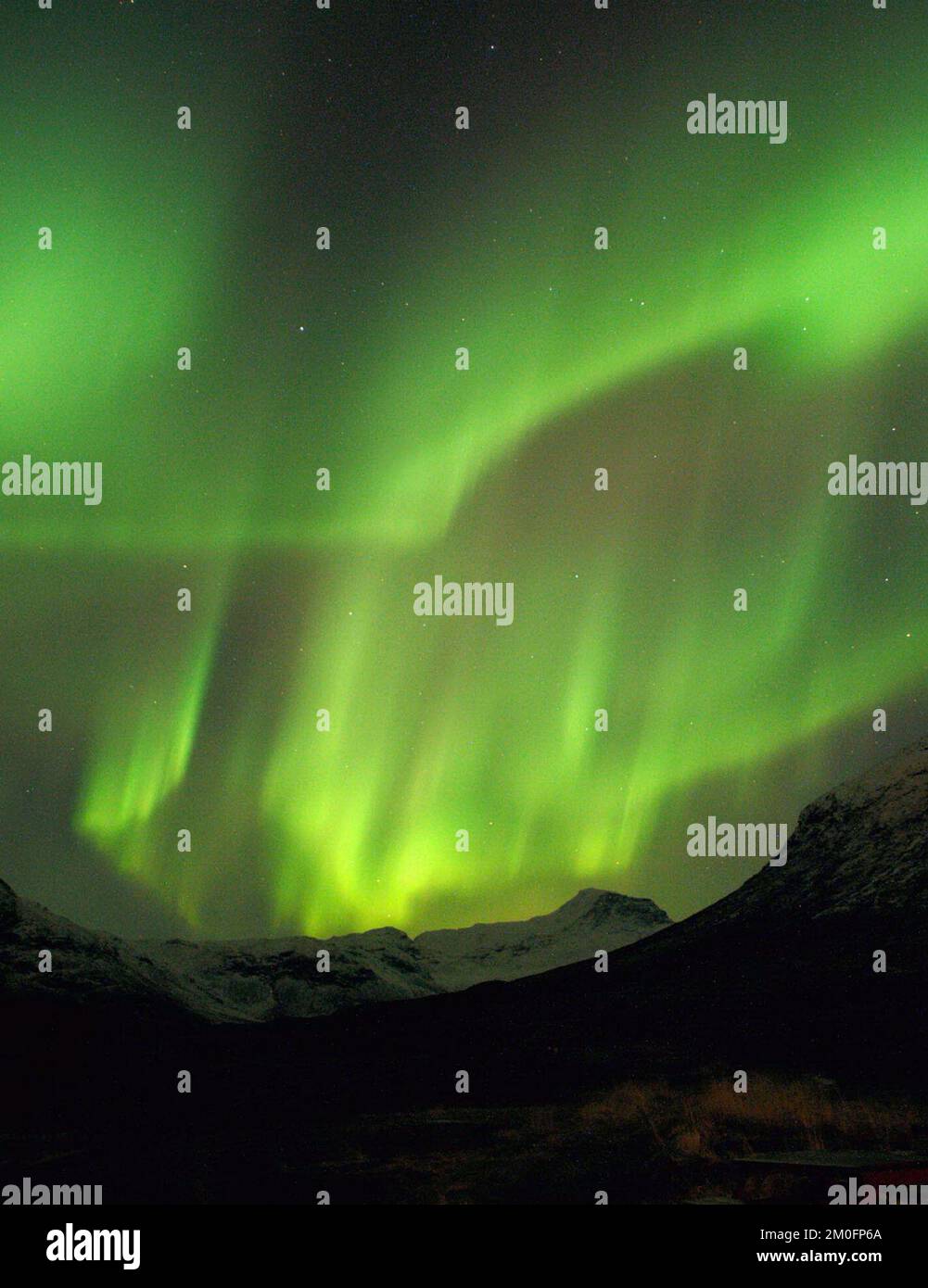 Northern Lights Aurora Borealis Seen On The Sky Around Midnight In Narsaq Greenland A Gas 1097