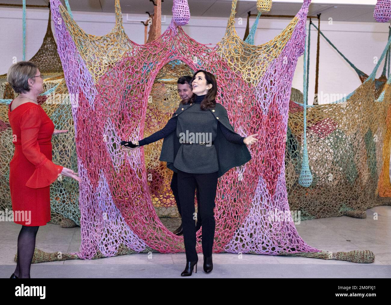 Crown Prince frederik and Crown Princess Mary visited Kunsten in