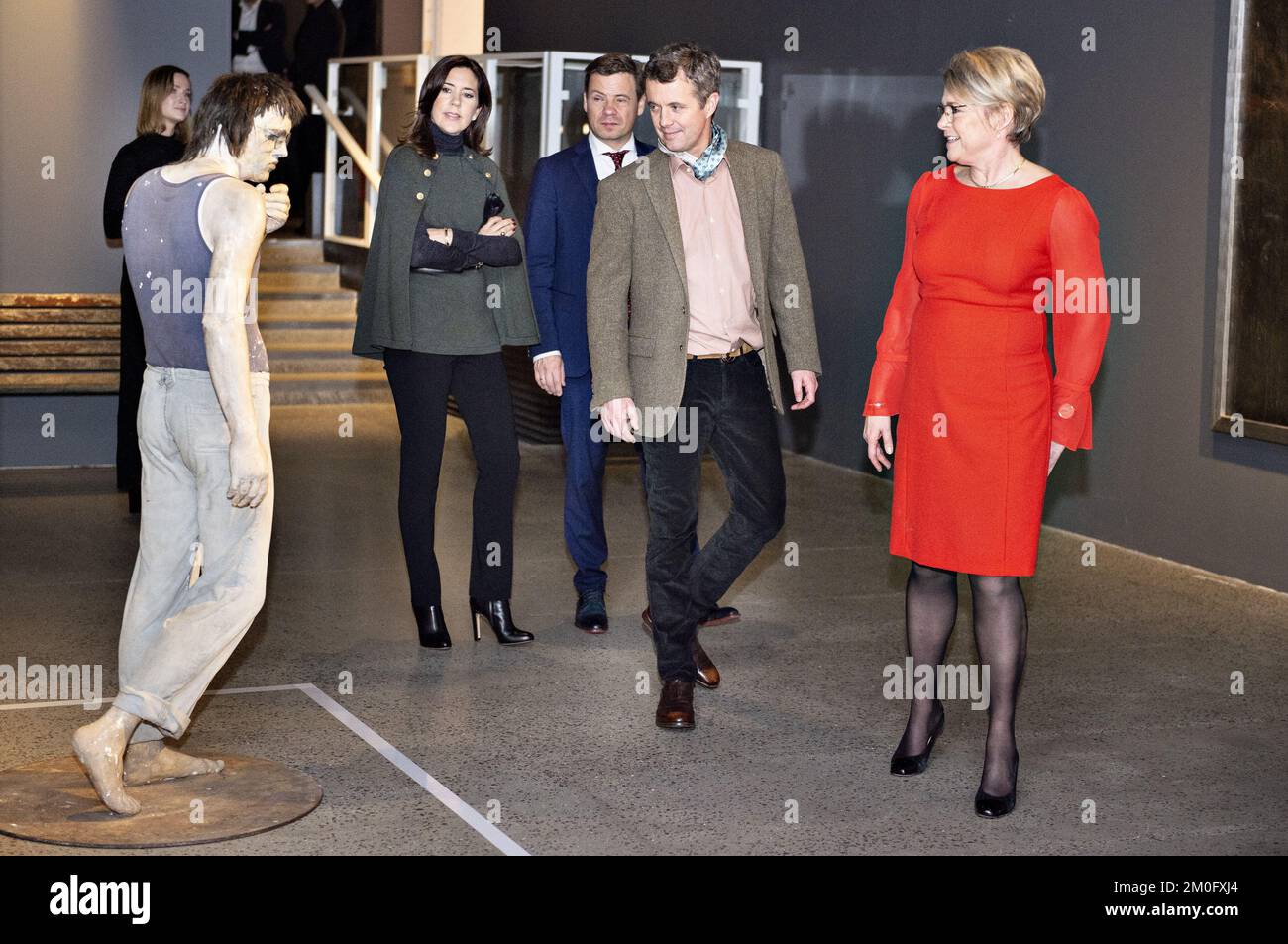 Crown Prince frederik and Crown Princess Mary visited Kunsten in