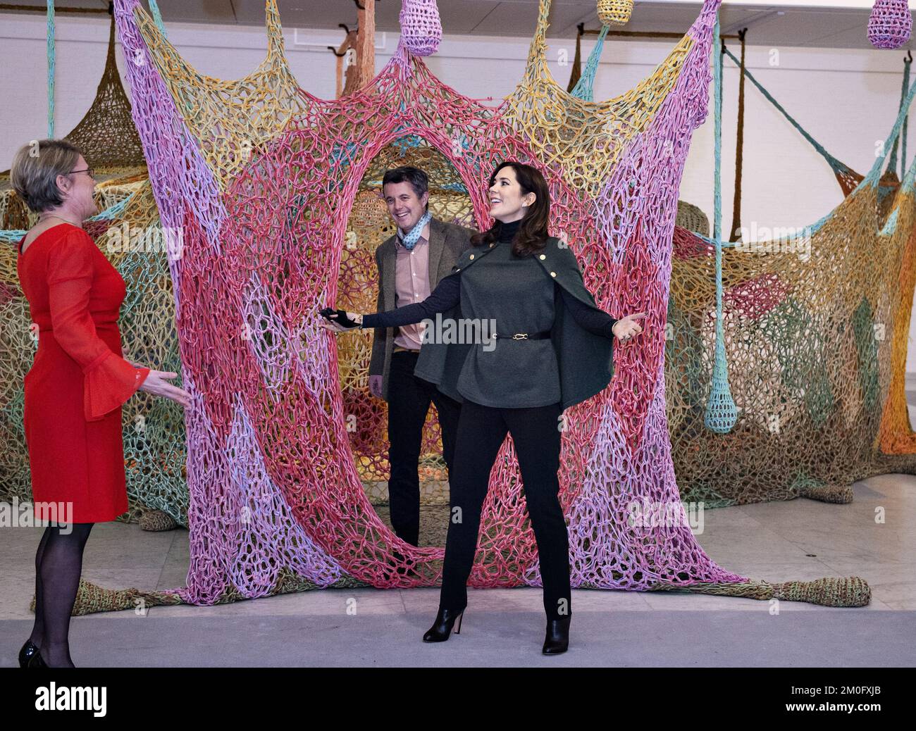 Crown Prince frederik and Crown Princess Mary visited Kunsten in