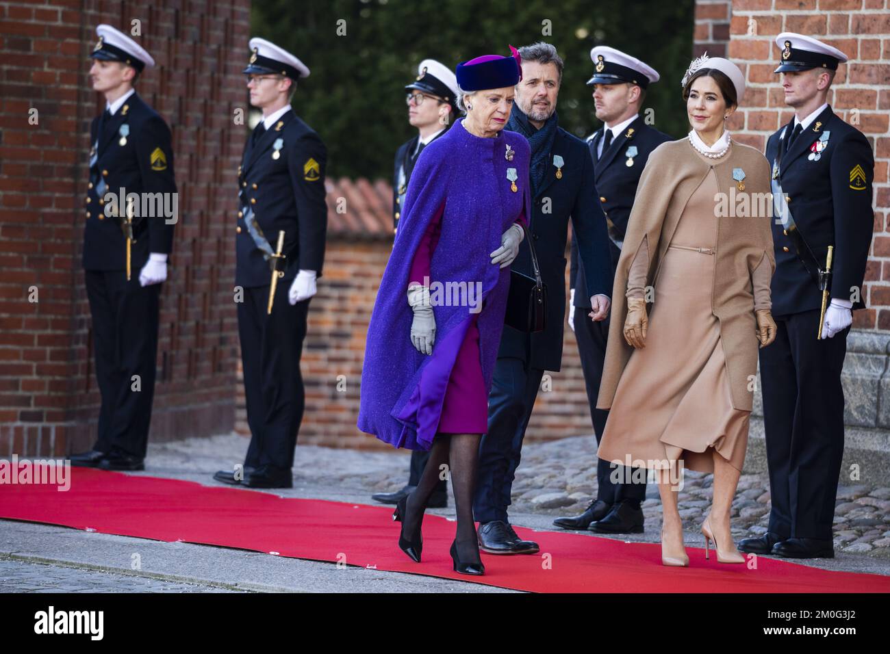 Queen Margrethe, Crown Prince Frederik, Crown Princess Mary, Prince