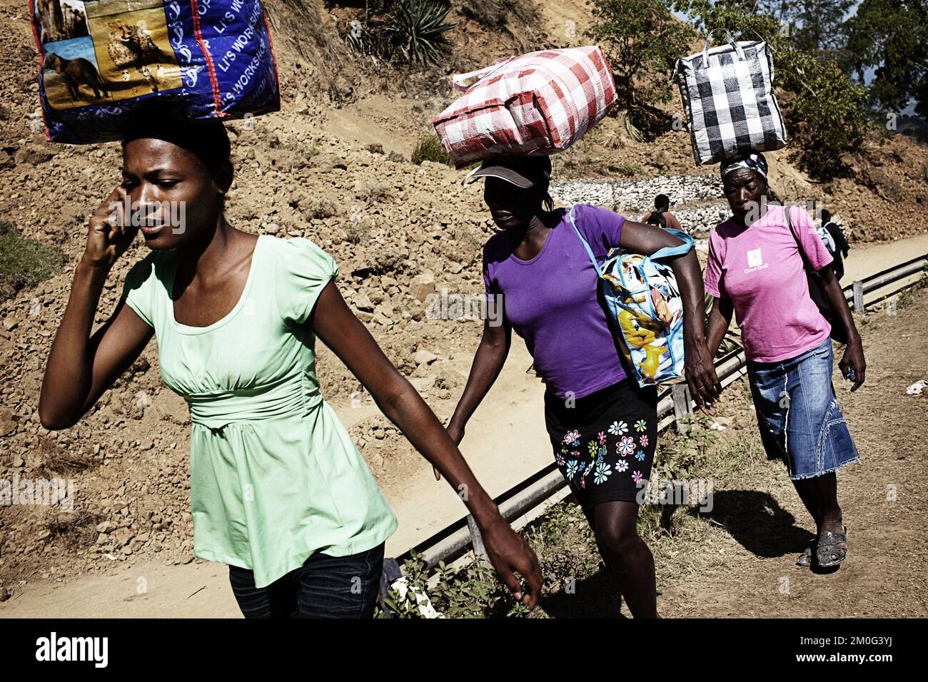 The town of Leogane is situated very close to the epicenter of the