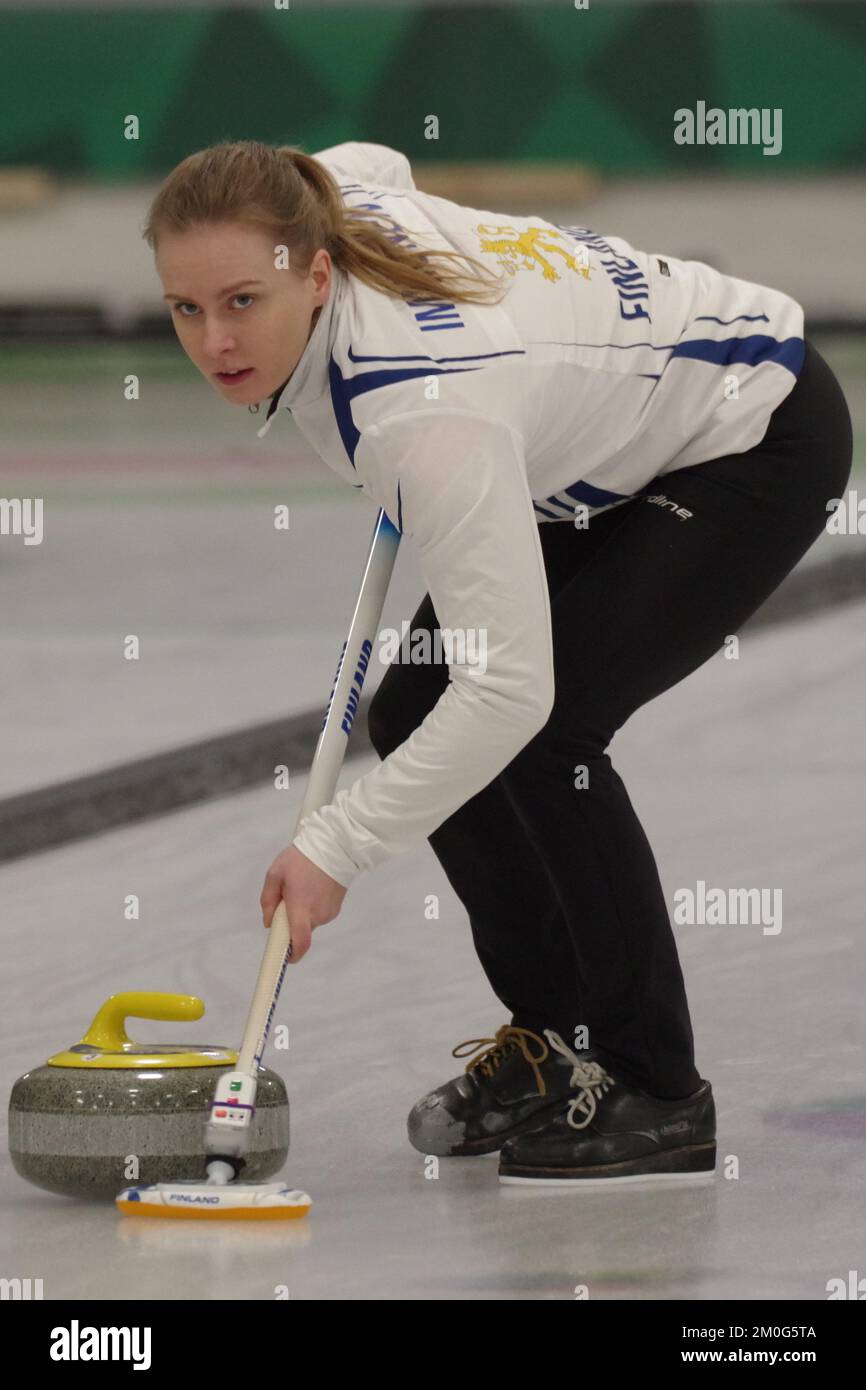 Dumfries, Scotland, 6 December 2022. Lotta Immonen playing for Finland
