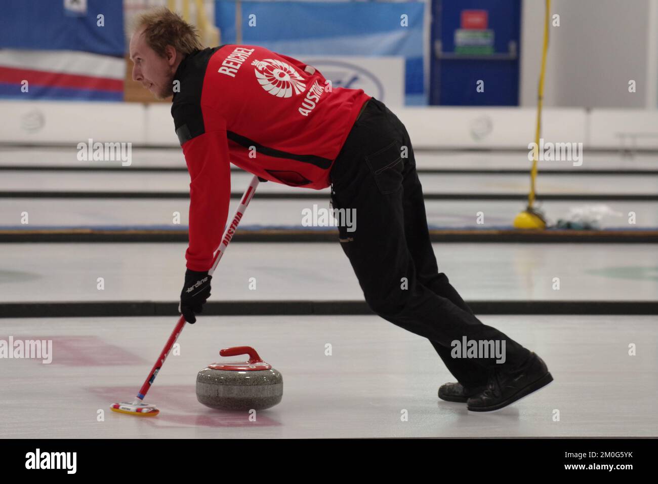 Dumfries, Scotland, 6 December 2022. Martin Reichel playing for Austria