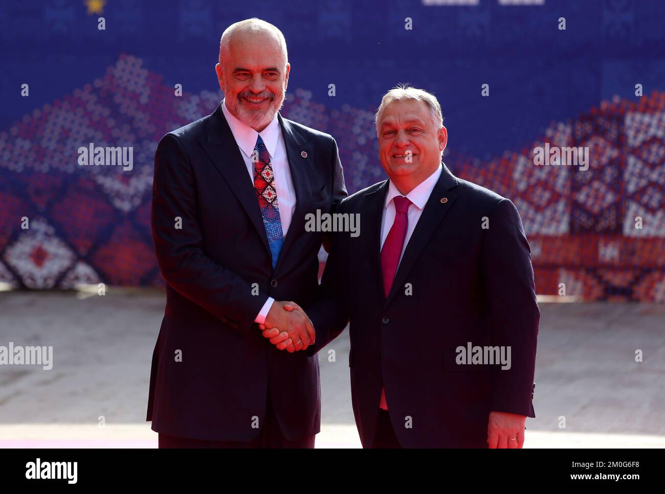 Tirana, Albania on December 12, 2022. Albanian Prime Minister Edi Rama