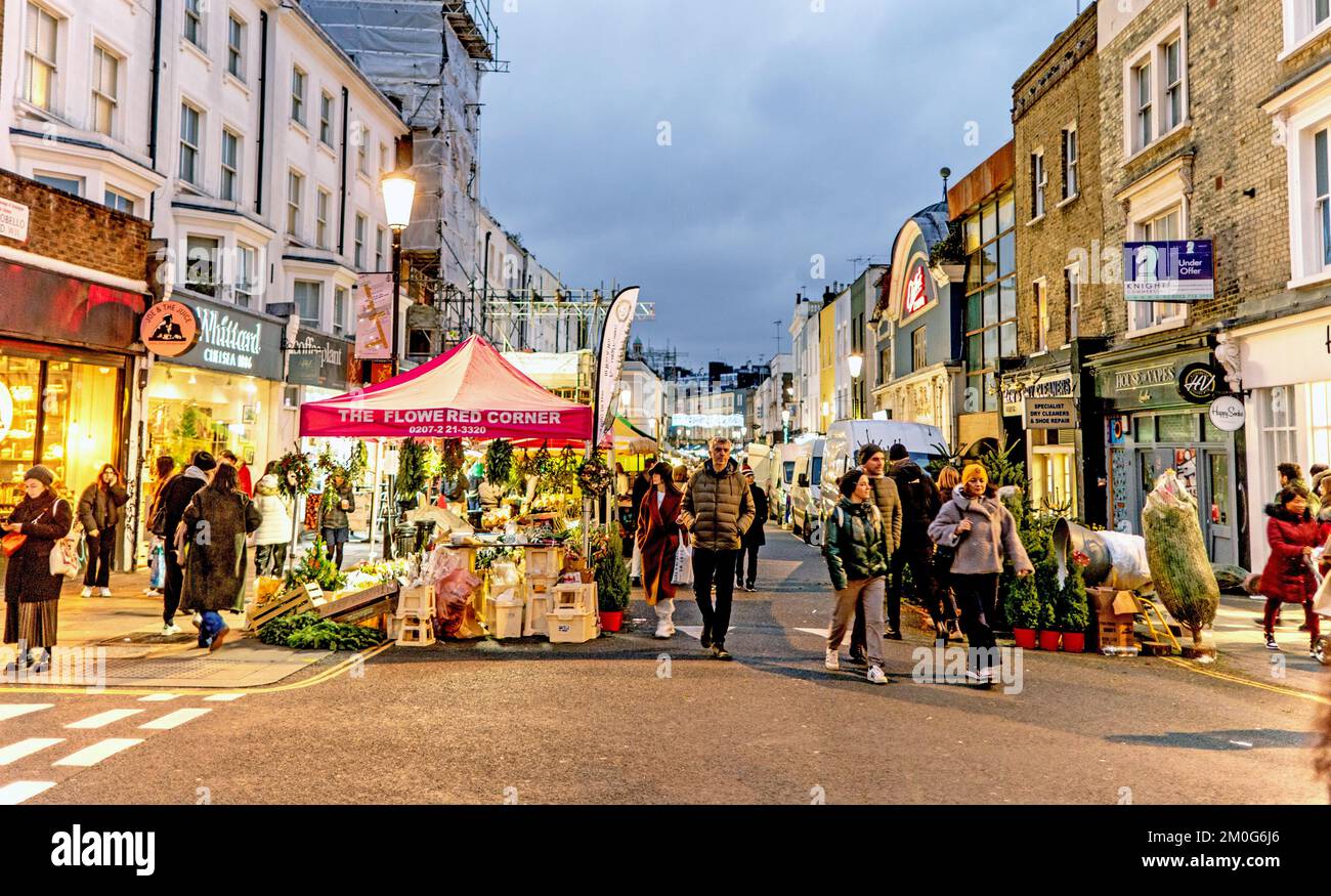 Portobello Road Market London UK Stock Photo