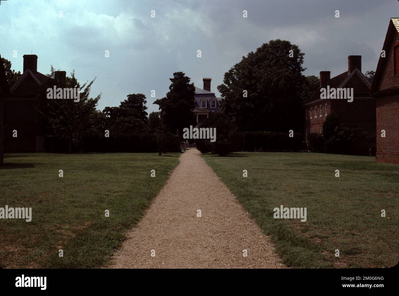 Hopewell, VA. U.S.A. 9/1987. Shirley Planation on the James River has