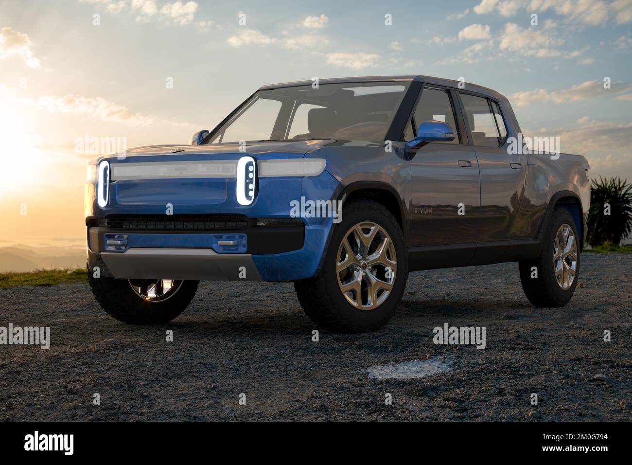 Rivian electric vehicle hires stock photography and images Alamy