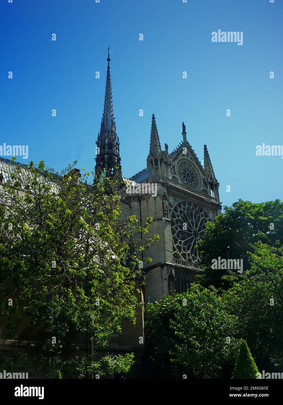 Paris, France, Notre Dame Cathedral Stock Photo