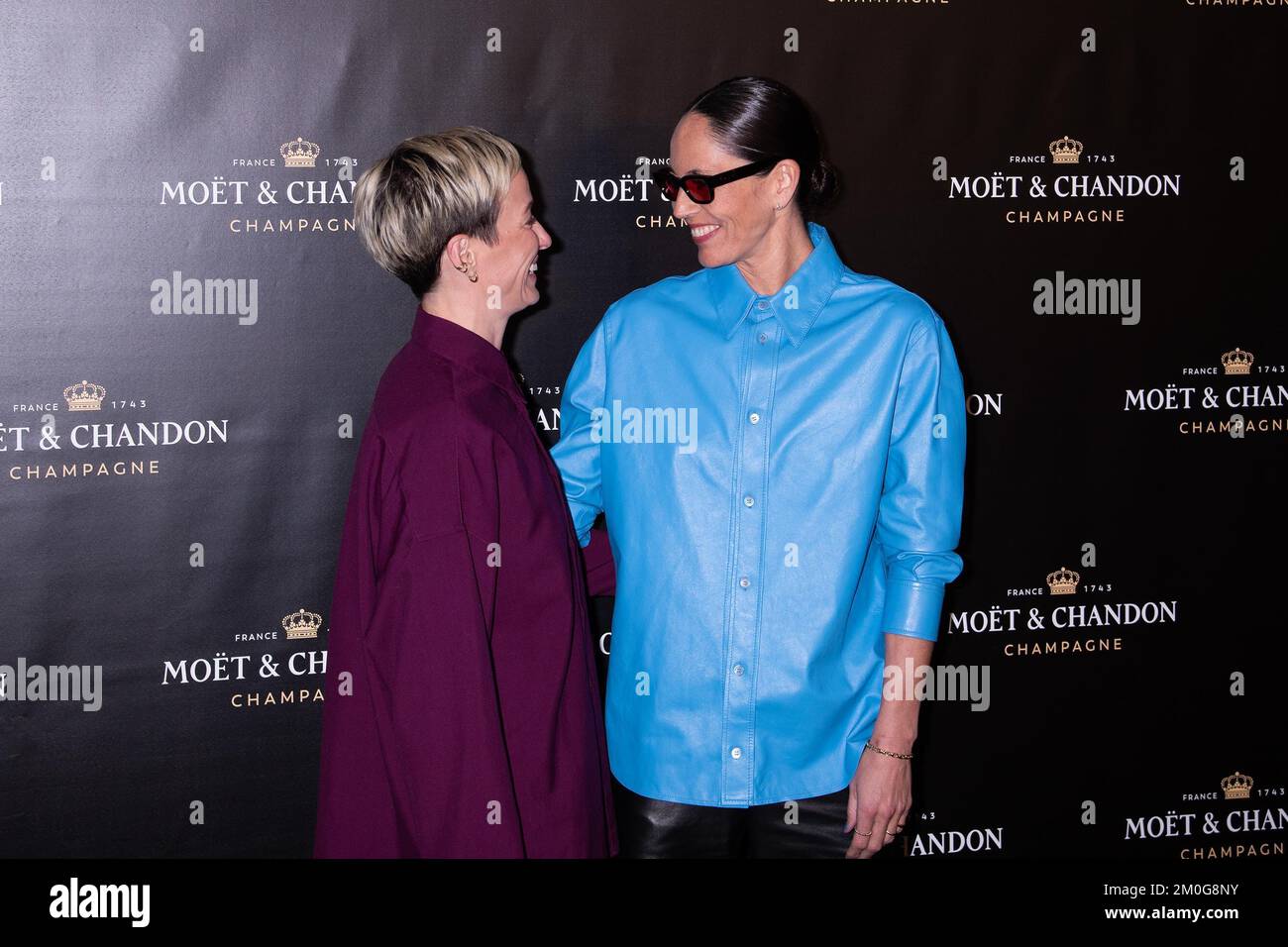 Moet & Chandon Holiday Season Celebration -PICTURED: Megan Rapinoe, Sue