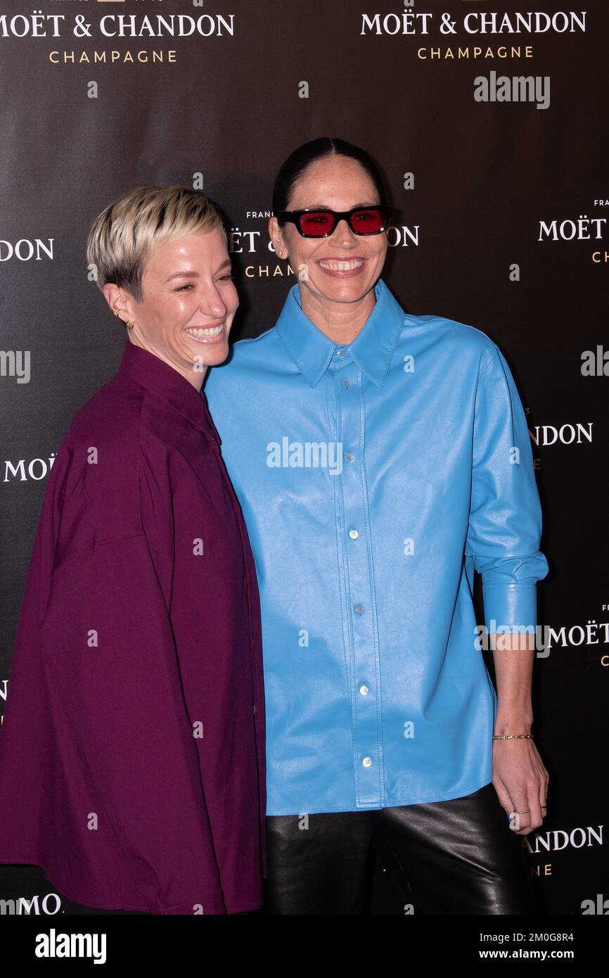 Moet & Chandon Holiday Season Celebration -PICTURED: Megan Rapinoe, Sue