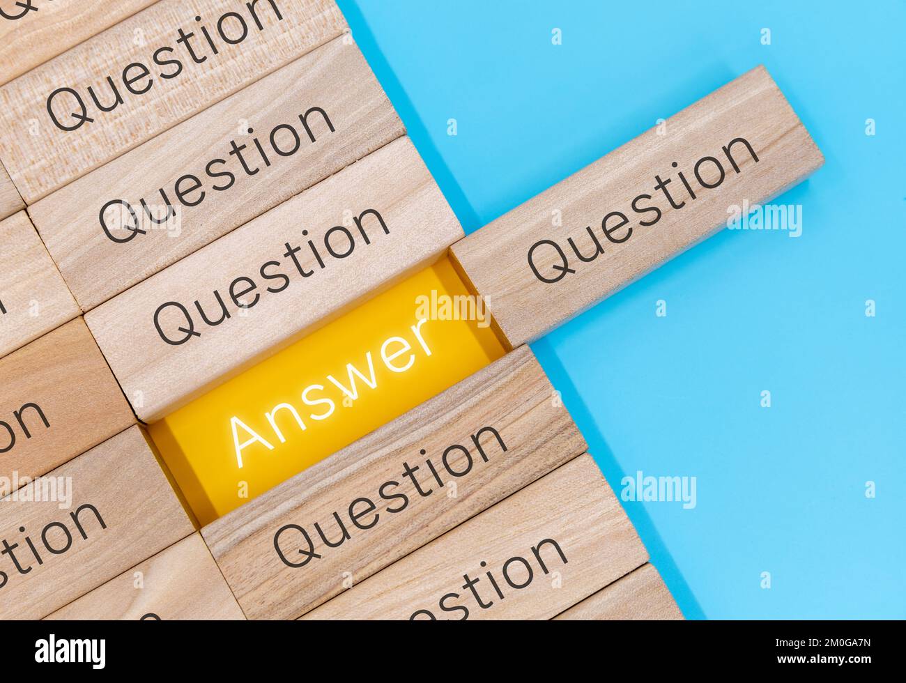 Questions and answers block hi res stock photography and images Alamy