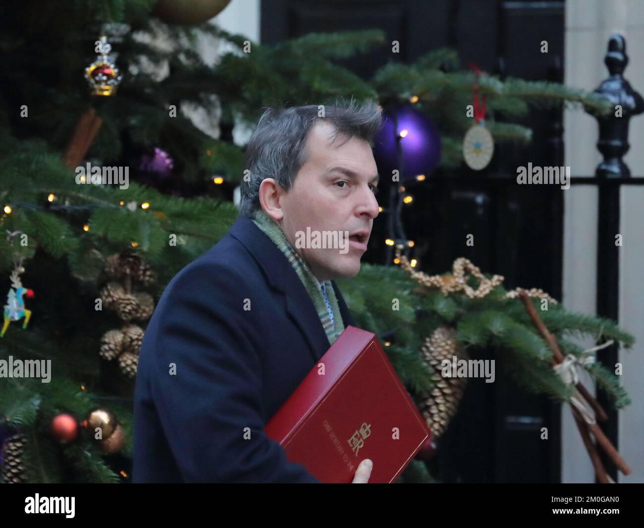 Downing Street, London, UK. 6th Dec, 2022. Chief Secretary to the Treasury John Glen arrives for the weekly Cabinet Meeting at No 10 Downing Street. Credit: Uwe Deffner/Alamy Live News Stock Photo