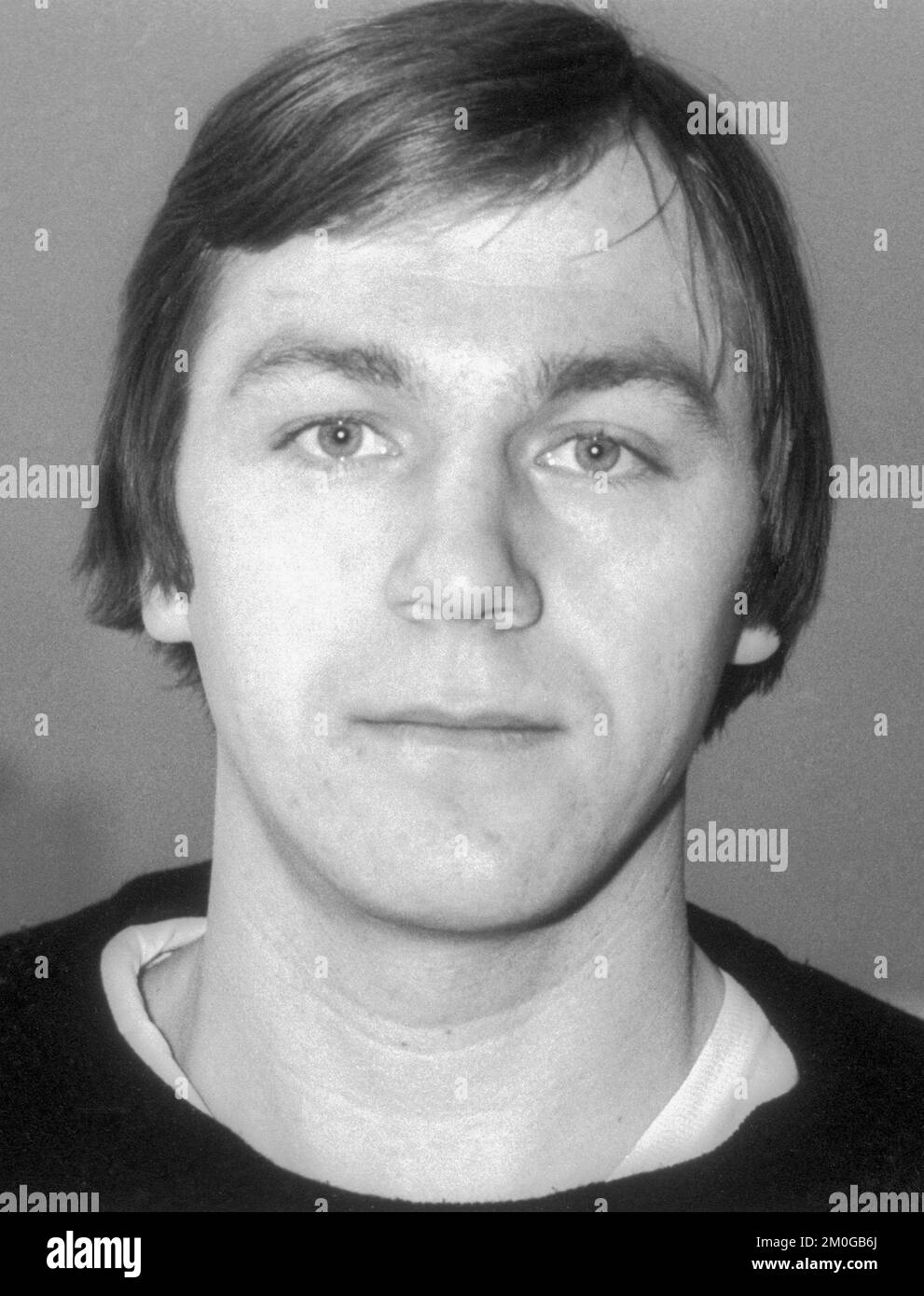VASILIJ PERVUKHIN Soviet Ice hockey player in Soviet national team and for Dynamo Moskva  1981 Stock Photo