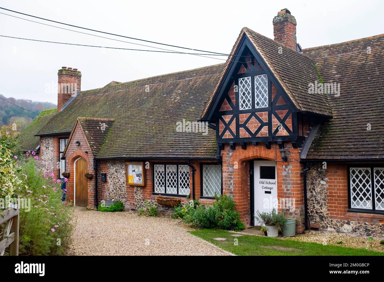 The Old School Cottage and village hall Hambleden, HenleyonThames Berkshire , England , UK