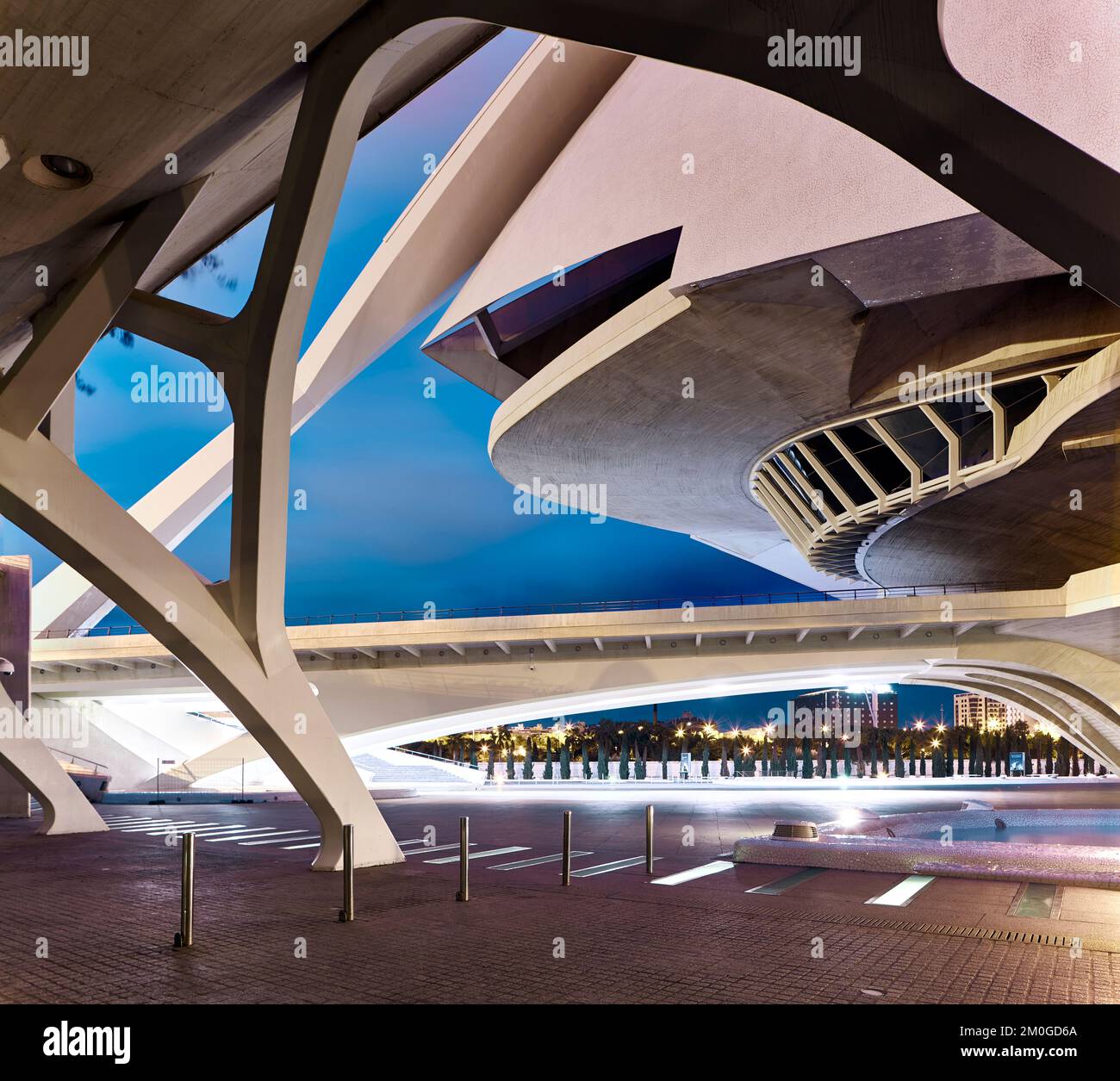 Palau de les Arts Reina Sofia by architect Santiago Calatrava, Valencia