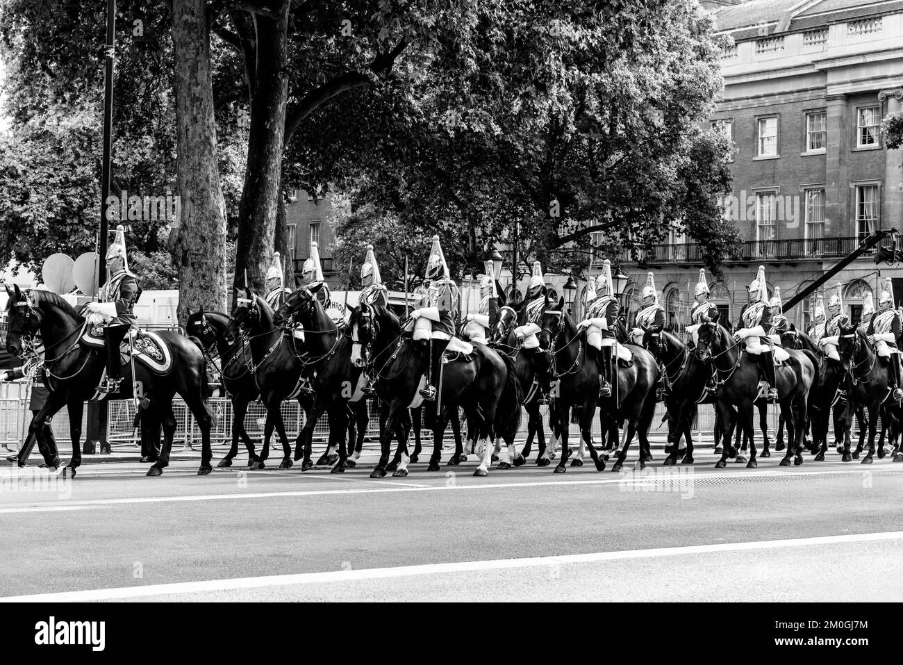 The Life Guards Take Part In Queen Elizabeth II Funeral Procession