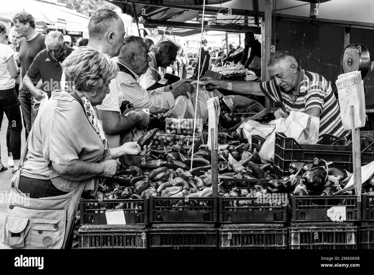 Ortigia market Black and White Stock Photos & Images Alamy