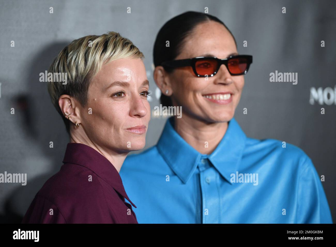 (L-R) Megan Rapinoe and Sue Bird attend the Moet & Chandon Holiday