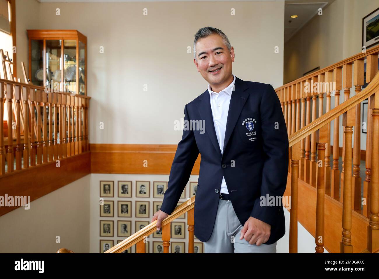 Club Captain of Hong Kong Golf Club Andy Kwok photographed at the club ...